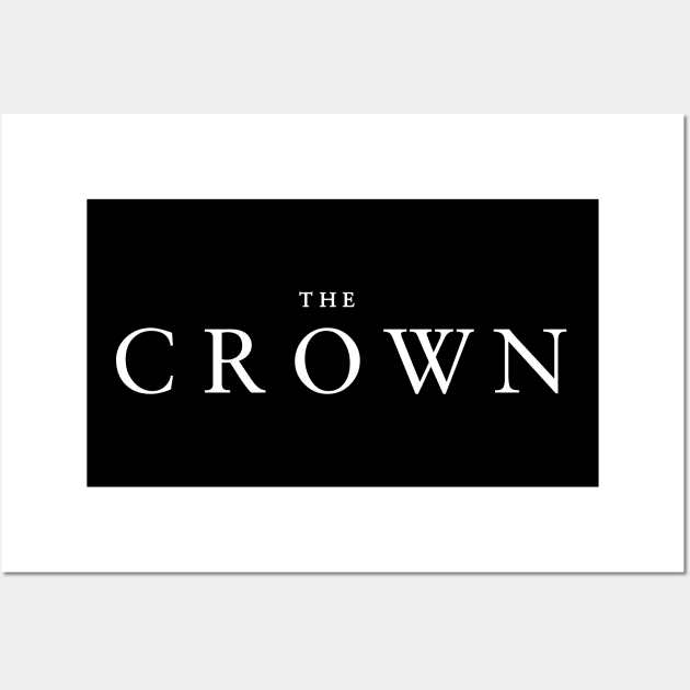 The Crown (White) Wall Art by TMW Design